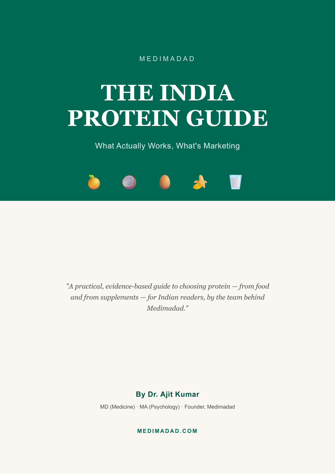 Cover of The India Protein Guide eBook