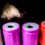 Blood test tubes used to check vitamin B12 levels